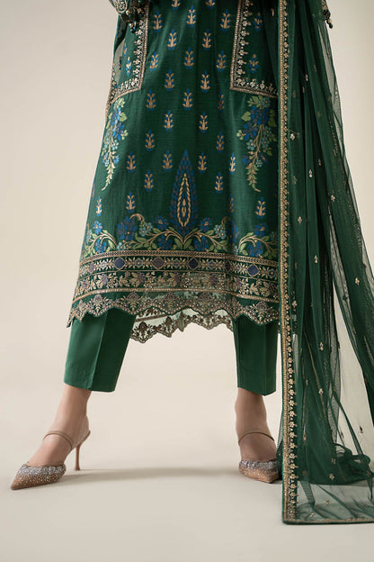 Maria B | Luxury Winter Pret 25 |DW-EA25-59-Green - Ladies Clothes - Maria Faisal