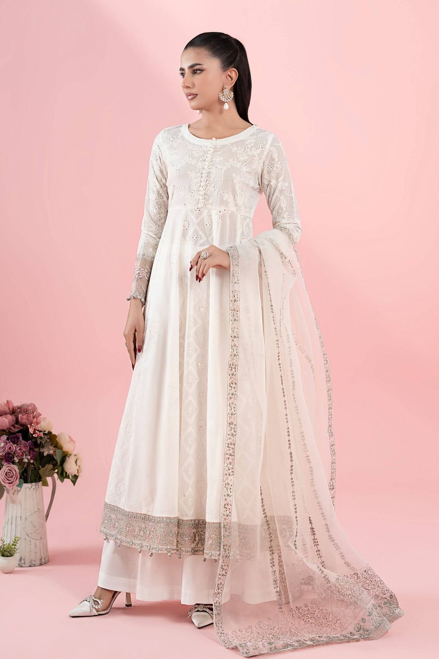 Maria B | Luxury Pret 25 | DW-EA25-65 by Maria Faisal - Registered Vendor of : Maria B - type : Ladies Clothes - 100% original wedding dresses