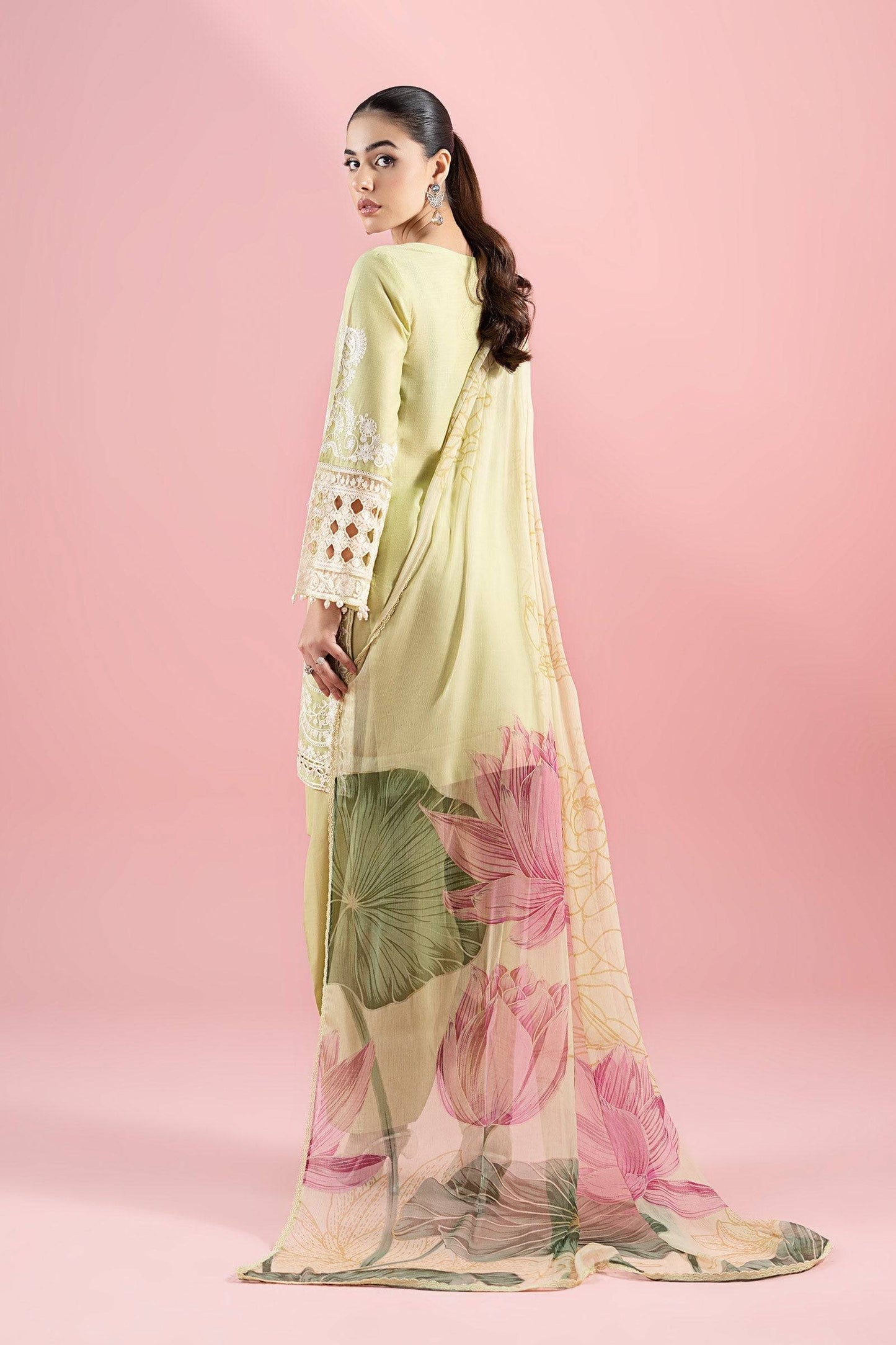 Maria B | Luxury Pret 25 | DW-EA25-66 by Maria Faisal - Registered Vendor of : Maria B - type : Ladies Clothes - 100% original wedding dresses