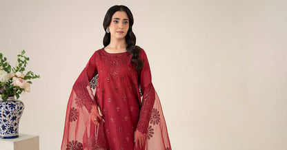 Maria B | Luxury Pret 25 | DW-EA25-68 by Maria Faisal - Registered Vendor of : Maria B - type : Ladies Clothes - 100% original wedding dresses