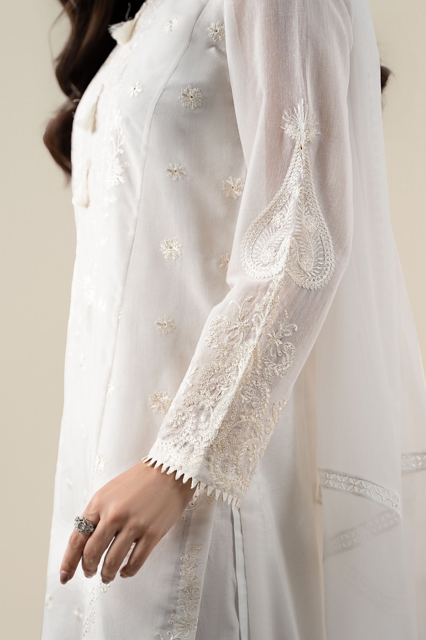 Maria B | Pre Fall 25 | Paper Cotton Suit 07 - Ladies Clothes - Maria Faisal