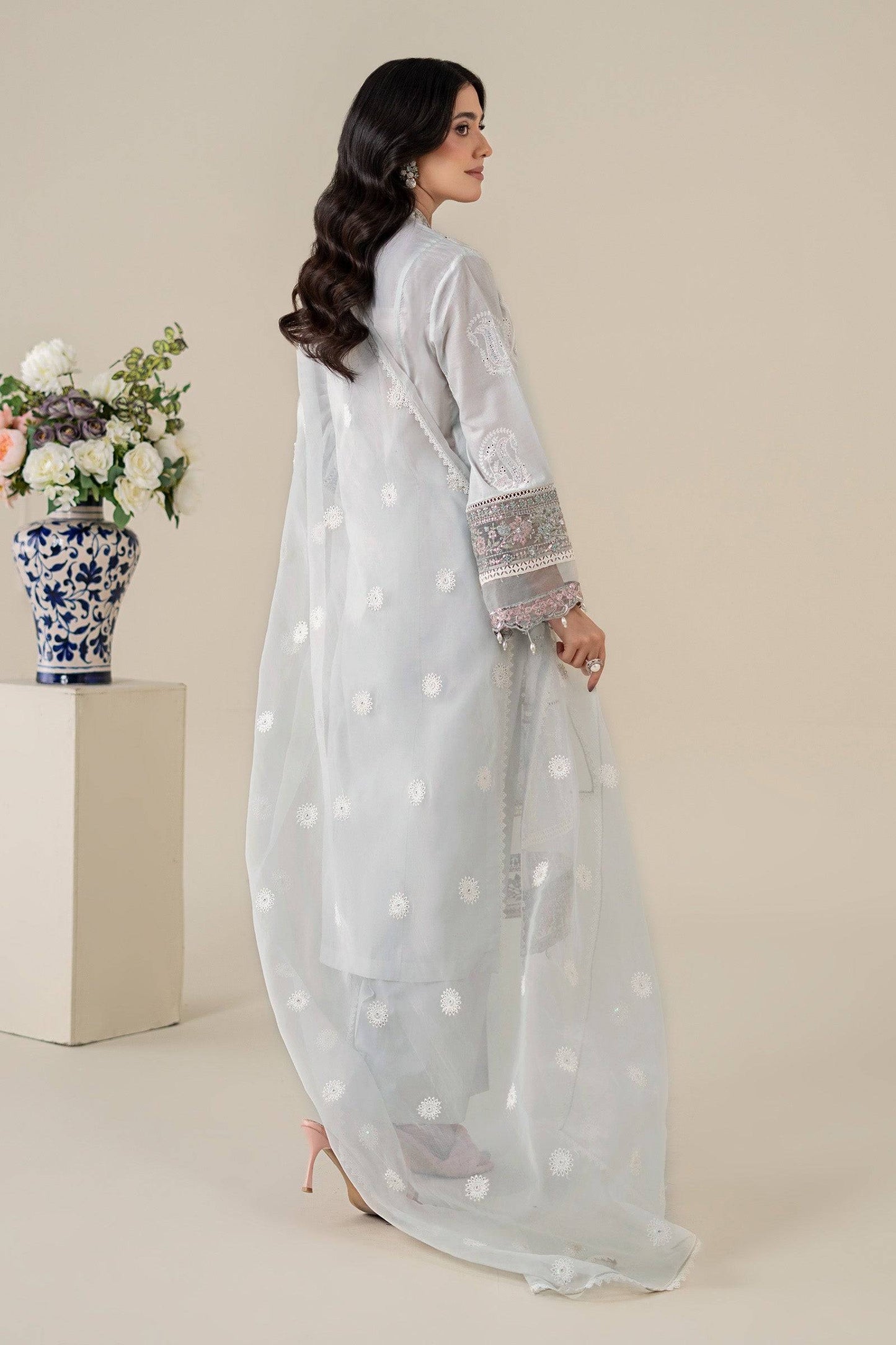 Maria B | Luxury Pret 25 | DW-EA25-86 by Maria Faisal - Registered Vendor of : Maria B - type : Ladies Clothes - 100% original wedding dresses