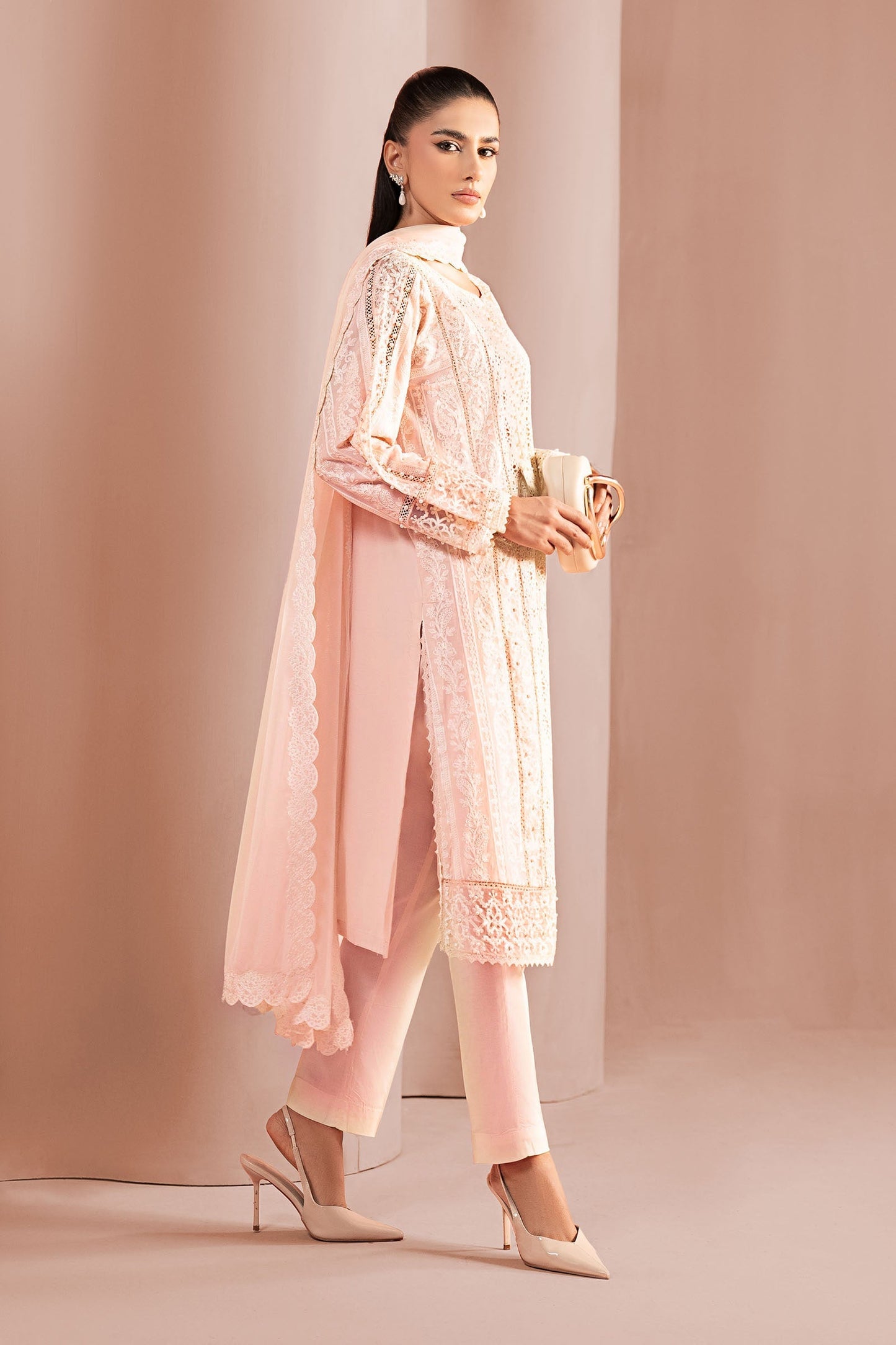 Maria B | Eid Festive Pret | DW-EF24-01 - Luxury Dress - available at Maria Faisal in UK and USA.