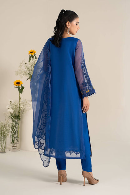 Maira B | Ready to Wear | DW-EF25-02 Blue by Maria Faisal - Registered Vendor of : Maria B - type : Wedding Dress - 100% original wedding dresses