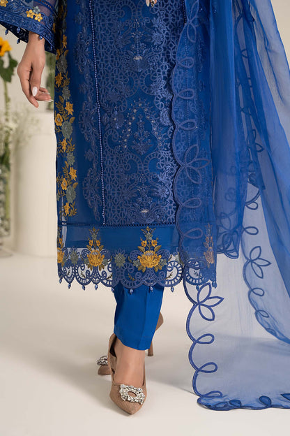 Maira B | Ready to Wear | DW-EF25-02 Blue by Maria Faisal - Registered Vendor of : Maria B - type : Wedding Dress - 100% original wedding dresses