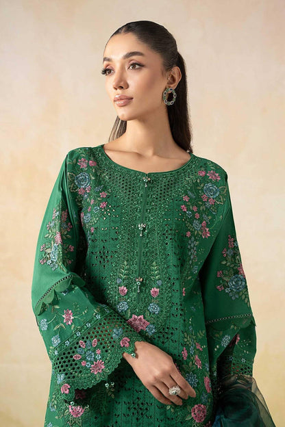 Maria B | Formal Wears | DW-EF25-04 Green by Maria Faisal - Registered Vendor of : Maria B - type : Ladies Clothes - 100% original wedding dresses