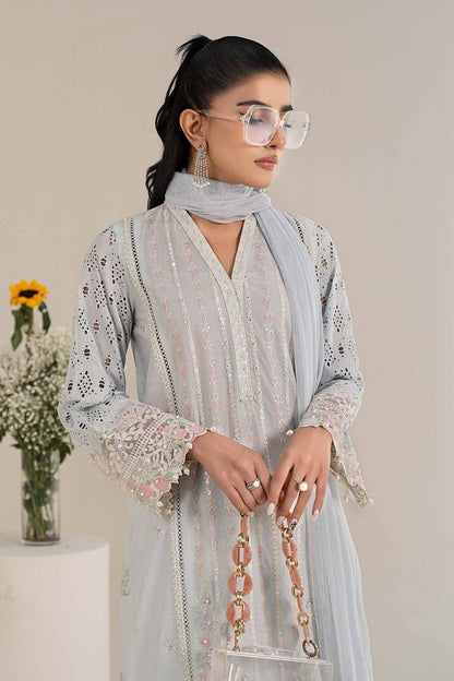 Maria B | Formal Wears | DW-EF25-07 Light Blue by Maria Faisal - Registered Vendor of : Maria B - type : Ladies Clothes - 100% original wedding dresses