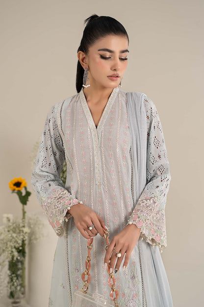 Maira B | Ready to Wear | DW-EF25-07 Blue by Maria Faisal - Registered Vendor of : Maria B - type : Wedding Dress - 100% original wedding dresses