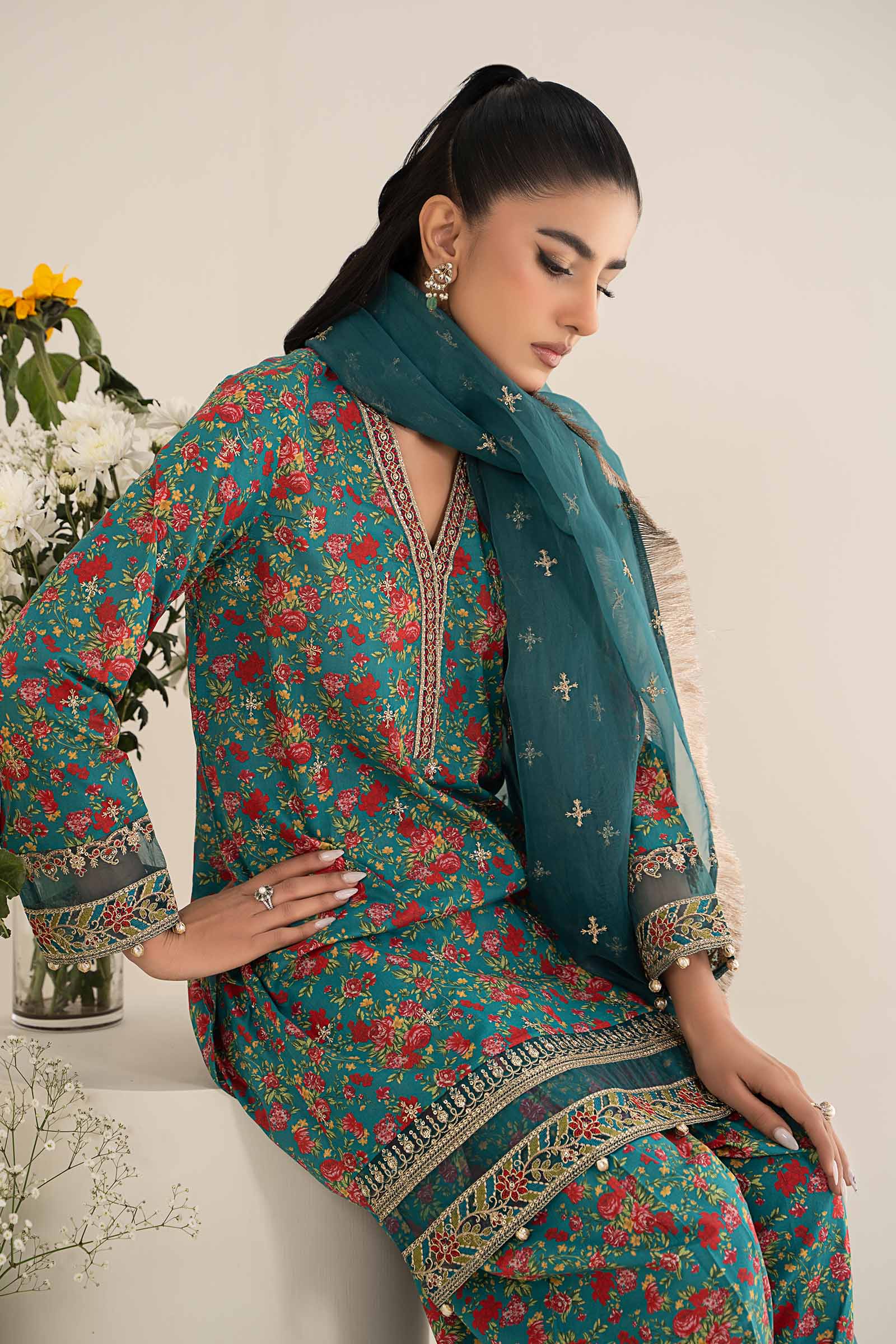 Maira B | Ready to Wear | DW-EF25-09 by Maria Faisal - Registered Vendor of : Maria B - type : Wedding Dress - 100% original wedding dresses