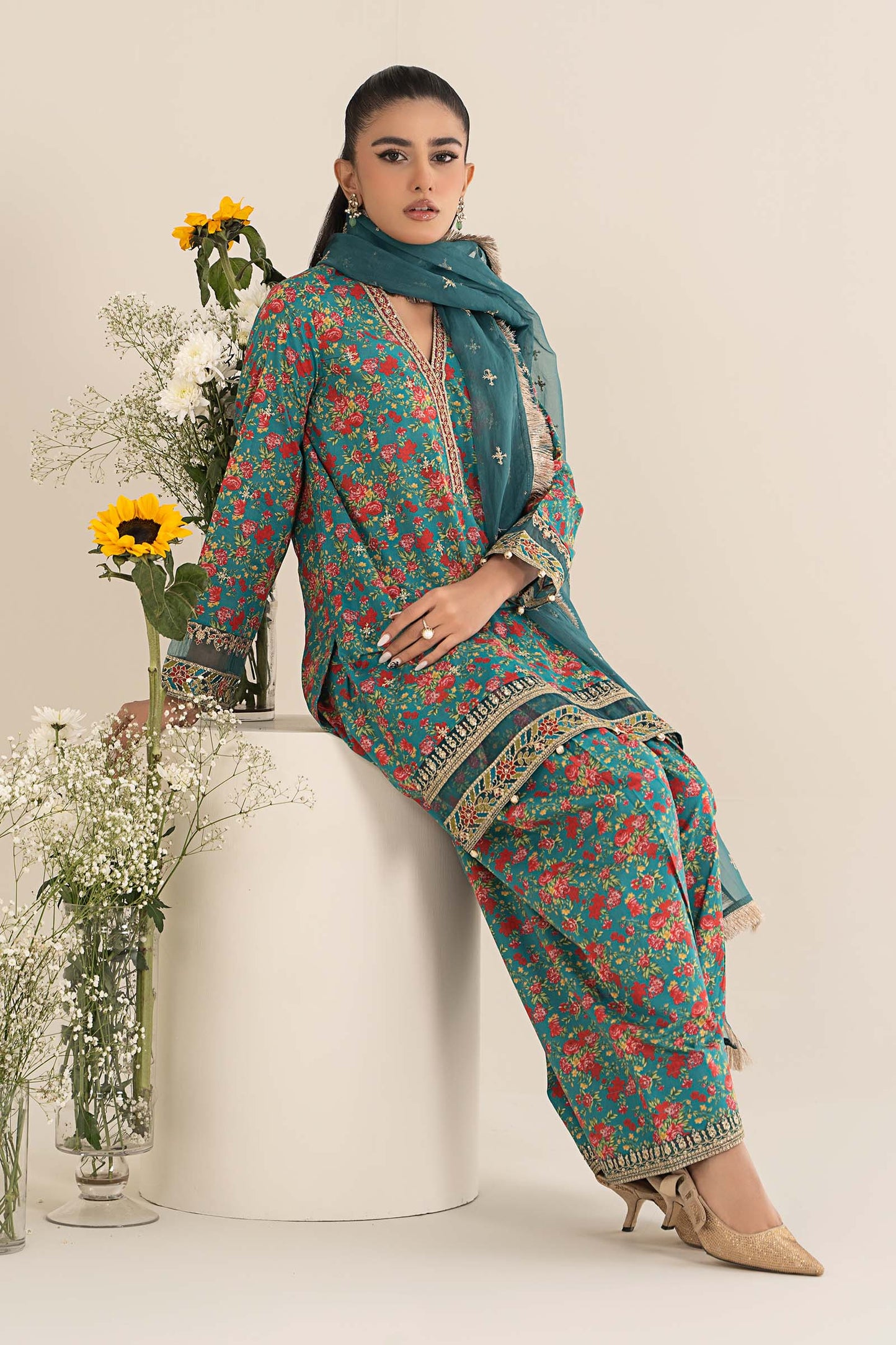 Maira B | Ready to Wear | DW-EF25-09 by Maria Faisal - Registered Vendor of : Maria B - type : Wedding Dress - 100% original wedding dresses