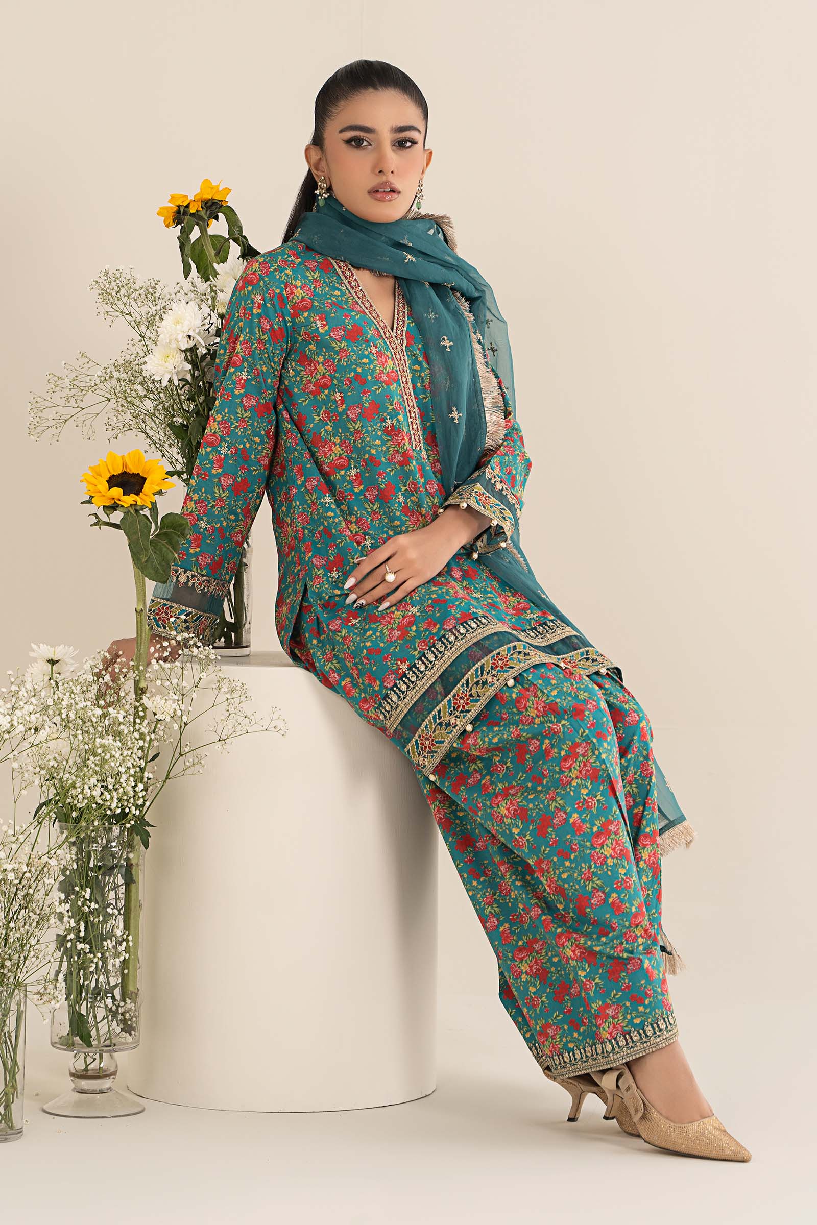 Maira B | Ready to Wear | DW-EF25-09 by Maria Faisal - Registered Vendor of : Maria B - type : Wedding Dress - 100% original wedding dresses