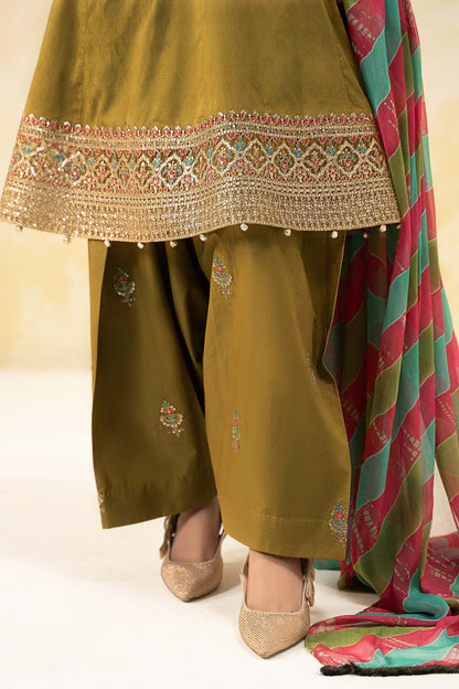 Maira B | Ready to Wear | DW-EF25-10 Green by Maria Faisal - Registered Vendor of : Maria B - type : Wedding Dress - 100% original wedding dresses