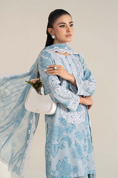 Maira B | Ready to Wear | DW-EF25-124 Blue by Maria Faisal - Registered Vendor of : Maria B - type : Wedding Dress - 100% original wedding dresses