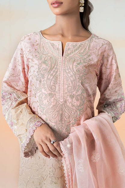 Maira B | Ready to Wear | DW-EF25-13 Pink by Maria Faisal - Registered Vendor of : Maria B - type : Wedding Dress - 100% original wedding dresses