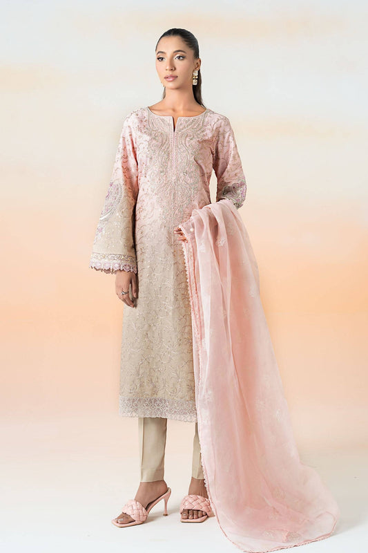 Maira B | Ready to Wear | DW-EF25-13 Pink by Maria Faisal - Registered Vendor of : Maria B - type : Wedding Dress - 100% original wedding dresses