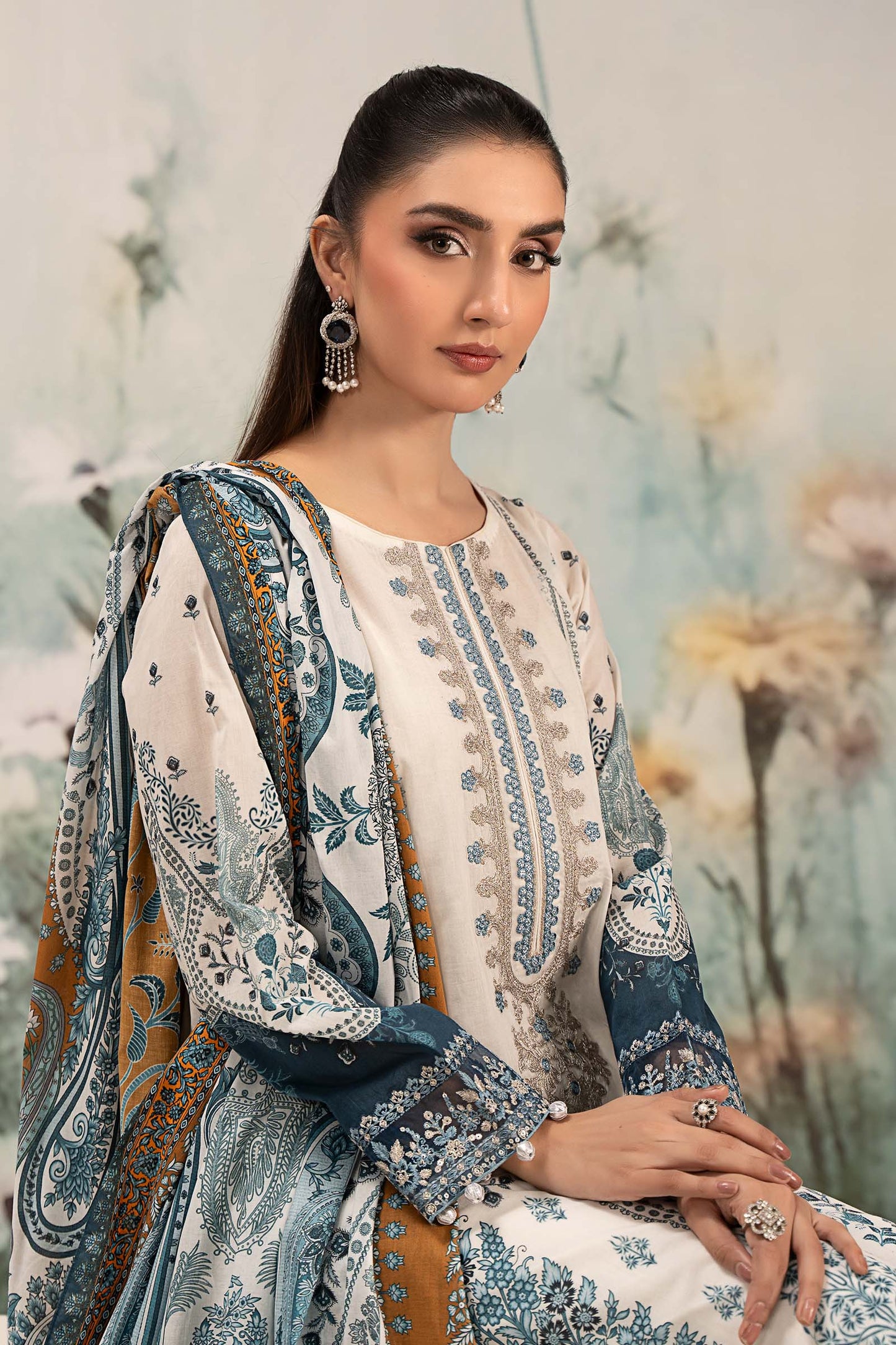 Maira B | Ready to Wear | DW-EF25-14 by Maria Faisal - Registered Vendor of : Maria B - type : Wedding Dress - 100% original wedding dresses