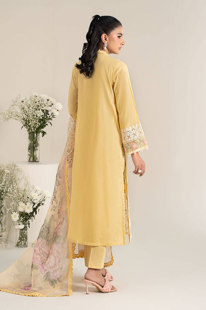 Maira B | Ready to Wear | DW-EF25-151 Yellow by Maria Faisal - Registered Vendor of : Maria B - type : Wedding Dress - 100% original wedding dresses