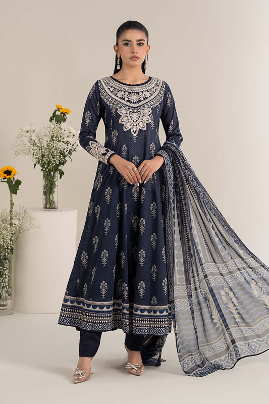 Maira B | Ready to Wear | DW-EF25-22 Blue by Maria Faisal - Registered Vendor of : Maria B - type : Wedding Dress - 100% original wedding dresses