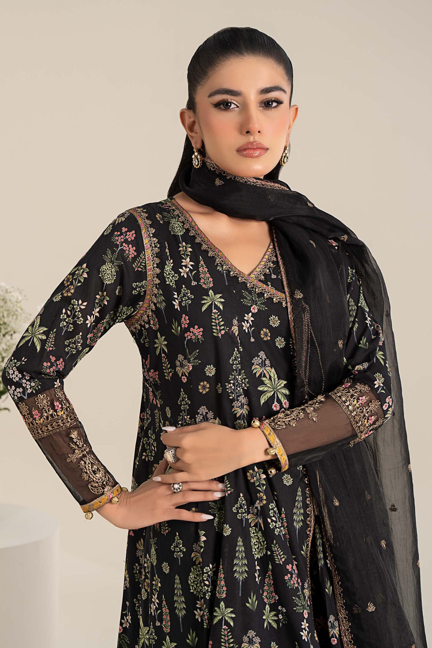 Maria B | Eid Collection Pret | DW-EF25-26R1 - Dress - available at Maria Faisal in UK and USA.