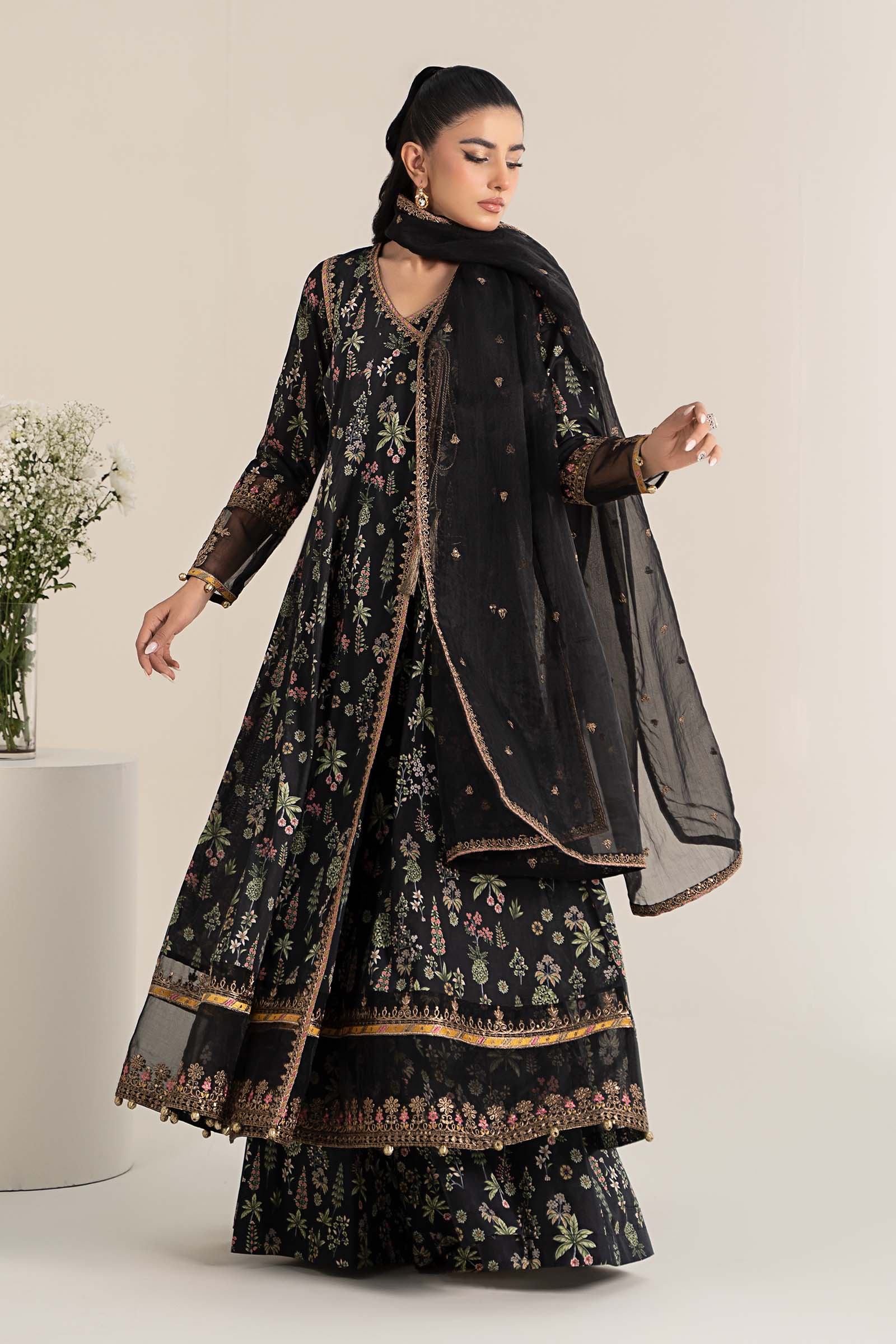 Maria B | Eid Collection Pret | DW-EF25-26R1 - Dress - available at Maria Faisal in UK and USA.