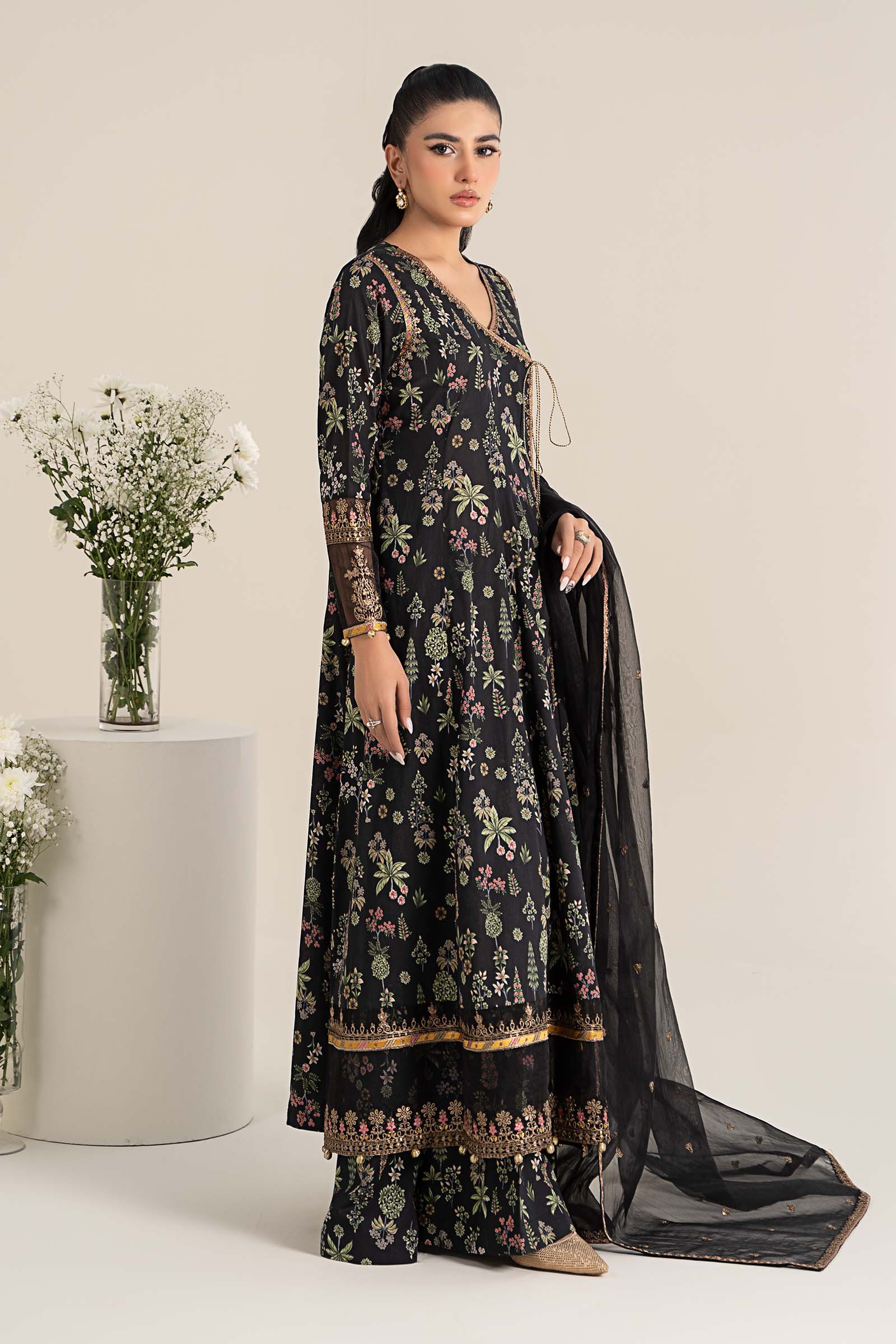 Maria B | Eid Collection Pret | DW-EF25-26R1 - Dress - available at Maria Faisal in UK and USA.