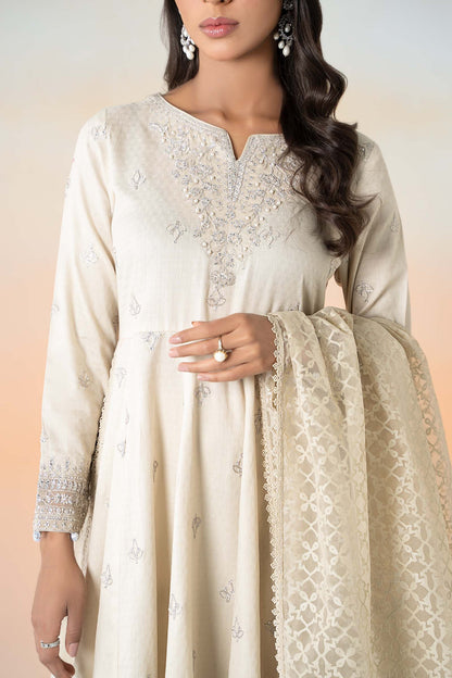 Maira B | Ready to Wear | DW-EF25-30 Beige by Maria Faisal - Registered Vendor of : Maria B - type : Wedding Dress - 100% original wedding dresses