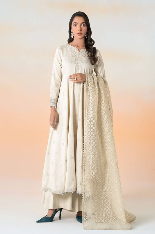 Maira B | Ready to Wear | DW-EF25-30 Beige by Maria Faisal - Registered Vendor of : Maria B - type : Wedding Dress - 100% original wedding dresses