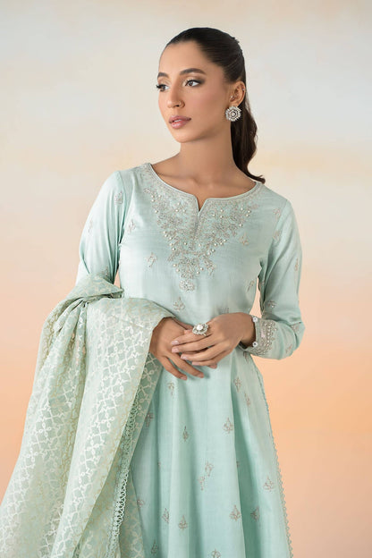 Maira B | Ready to Wear | DW-EF25-30 Sky Blue by Maria Faisal - Registered Vendor of : Maria B - type : Wedding Dress - 100% original wedding dresses