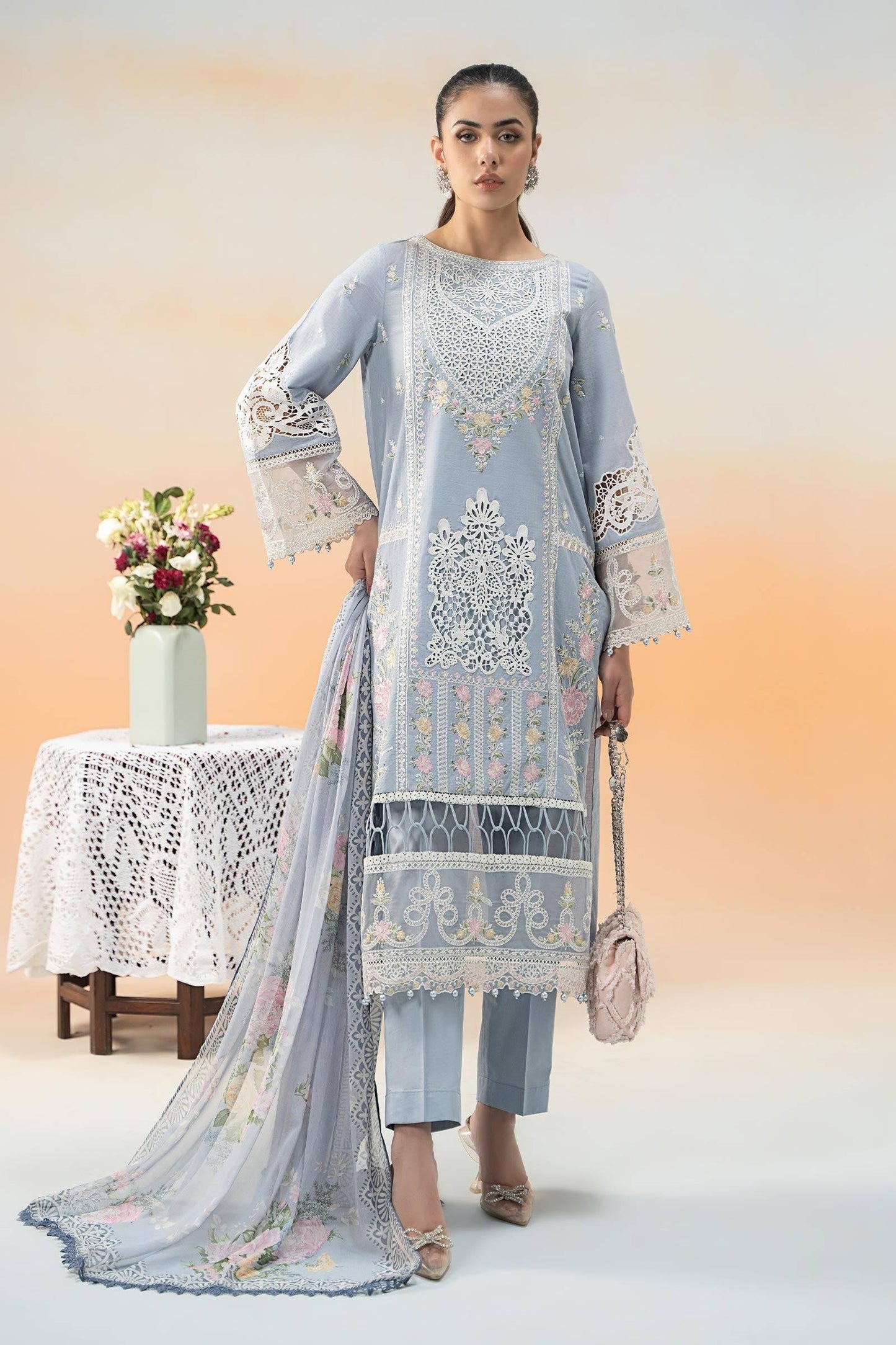Maira B | Ready to Wear | DW-EF25-35 by Maria Faisal - Registered Vendor of : Maria B - type : Wedding Dress - 100% original wedding dresses