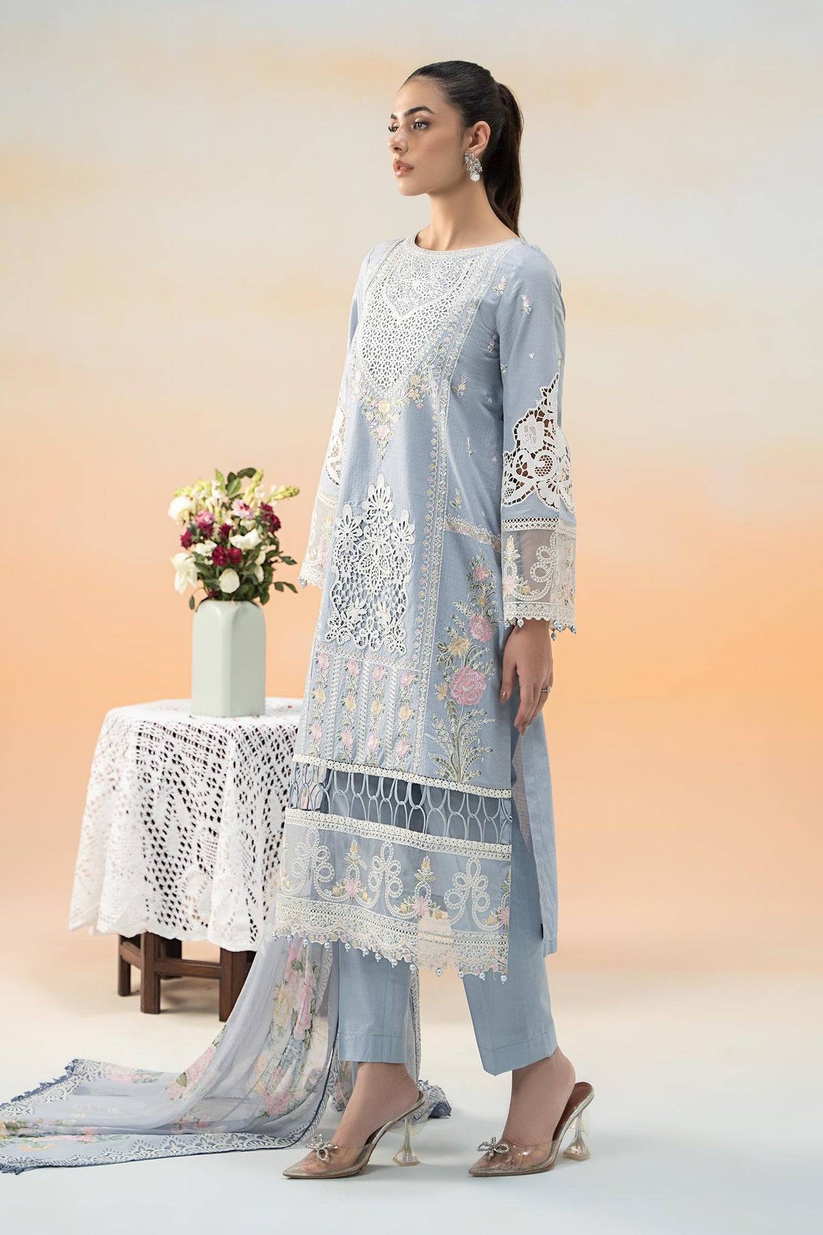 Maria B | Formal Wears | DW-EF25-35 by Maria Faisal - Registered Vendor of : Maria B - type : Ladies Clothes - 100% original wedding dresses