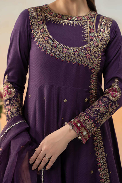 Maira B | Ready to Wear | DW-EF25-40 Purple by Maria Faisal - Registered Vendor of : Maria B - type : Wedding Dress - 100% original wedding dresses