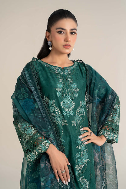 Maira B | Ready to Wear | DW-EF25-47 Green by Maria Faisal - Registered Vendor of : Maria B - type : Wedding Dress - 100% original wedding dresses