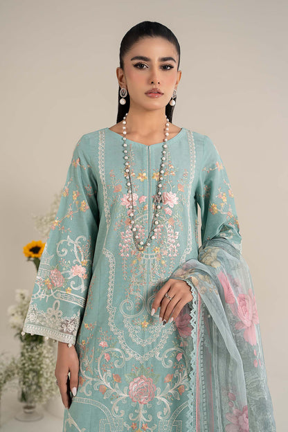 Maira B | Ready to Wear | DW-EF25-49 Blue by Maria Faisal - Registered Vendor of : Maria B - type : Wedding Dress - 100% original wedding dresses