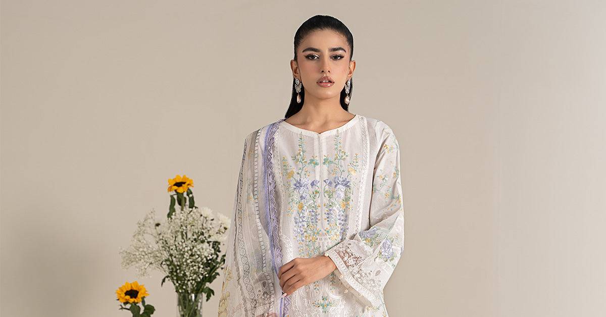 Maira B | Ready to Wear | DW-EF25-49 Off White by Maria Faisal - Registered Vendor of : Maria B - type : Wedding Dress - 100% original wedding dresses