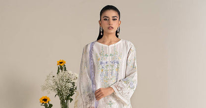Maira B | Ready to Wear | DW-EF25-49 Off White by Maria Faisal - Registered Vendor of : Maria B - type : Wedding Dress - 100% original wedding dresses