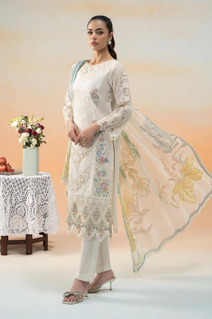 Maira B | Ready to Wear | DW-EF25-53 Off White by Maria Faisal - Registered Vendor of : Maria B - type : Wedding Dress - 100% original wedding dresses