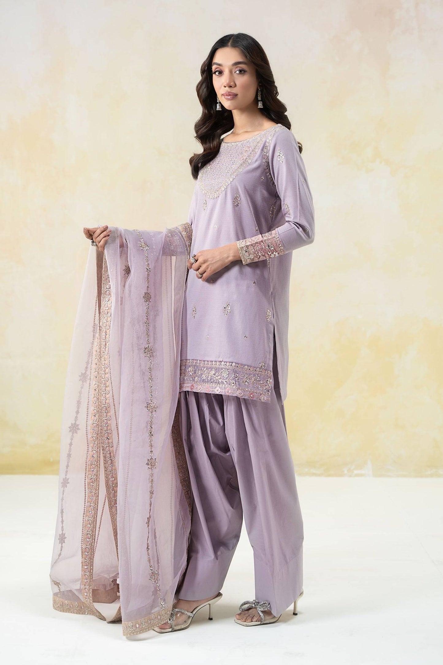 Maira B | Ready to Wear | DW-EF25-58 by Maria Faisal - Registered Vendor of : Maria B - type : Wedding Dress - 100% original wedding dresses