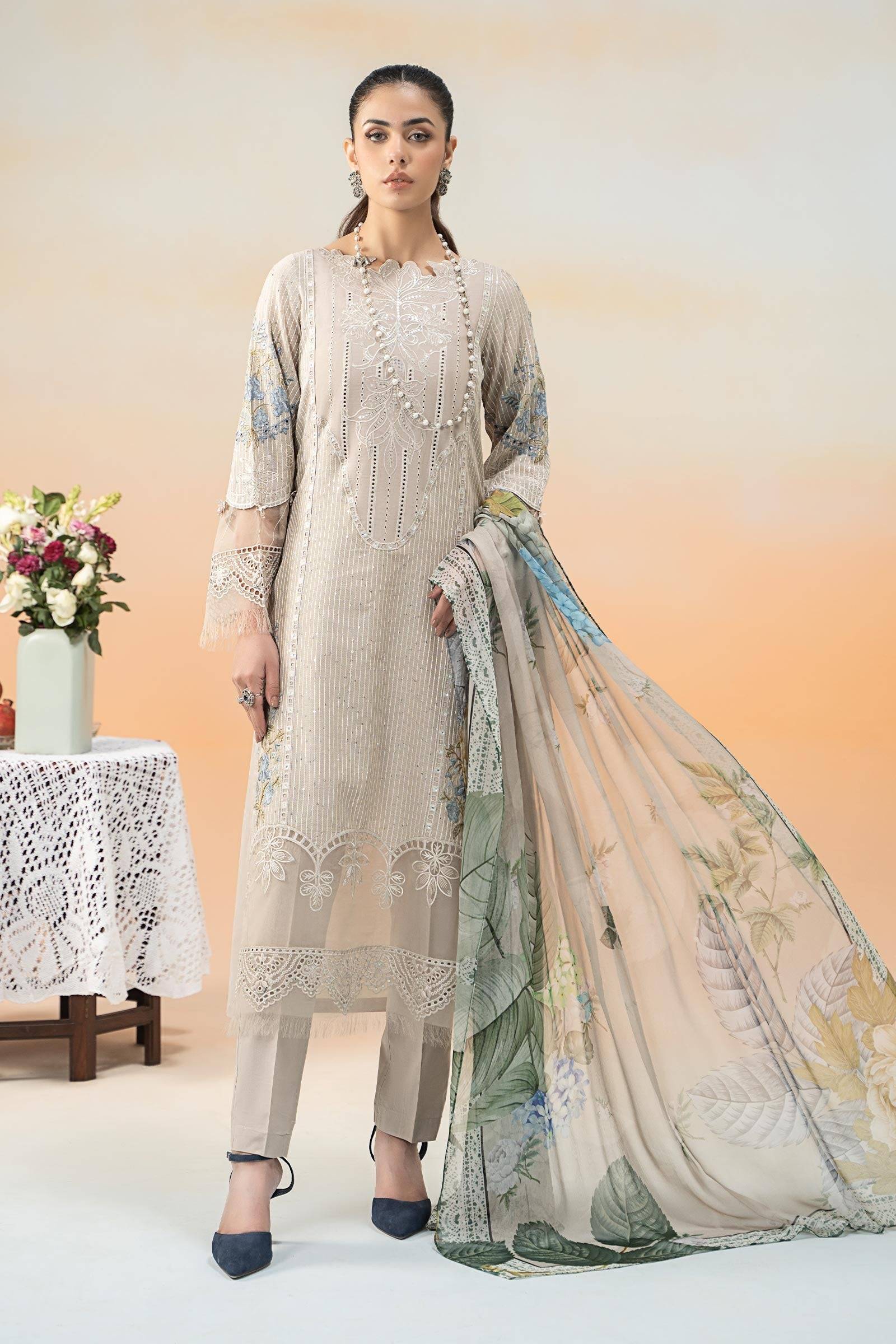 Maira B | Ready to Wear | DW-EF25-67 by Maria Faisal - Registered Vendor of : Maria B - type : Wedding Dress - 100% original wedding dresses