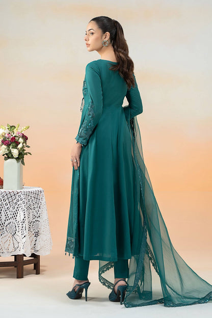 Maira B | Ready to Wear | DW-EF25-83 Teal by Maria Faisal - Registered Vendor of : Maria B - type : Wedding Dress - 100% original wedding dresses