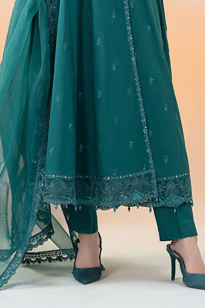 Maira B | Ready to Wear | DW-EF25-83 Teal by Maria Faisal - Registered Vendor of : Maria B - type : Wedding Dress - 100% original wedding dresses