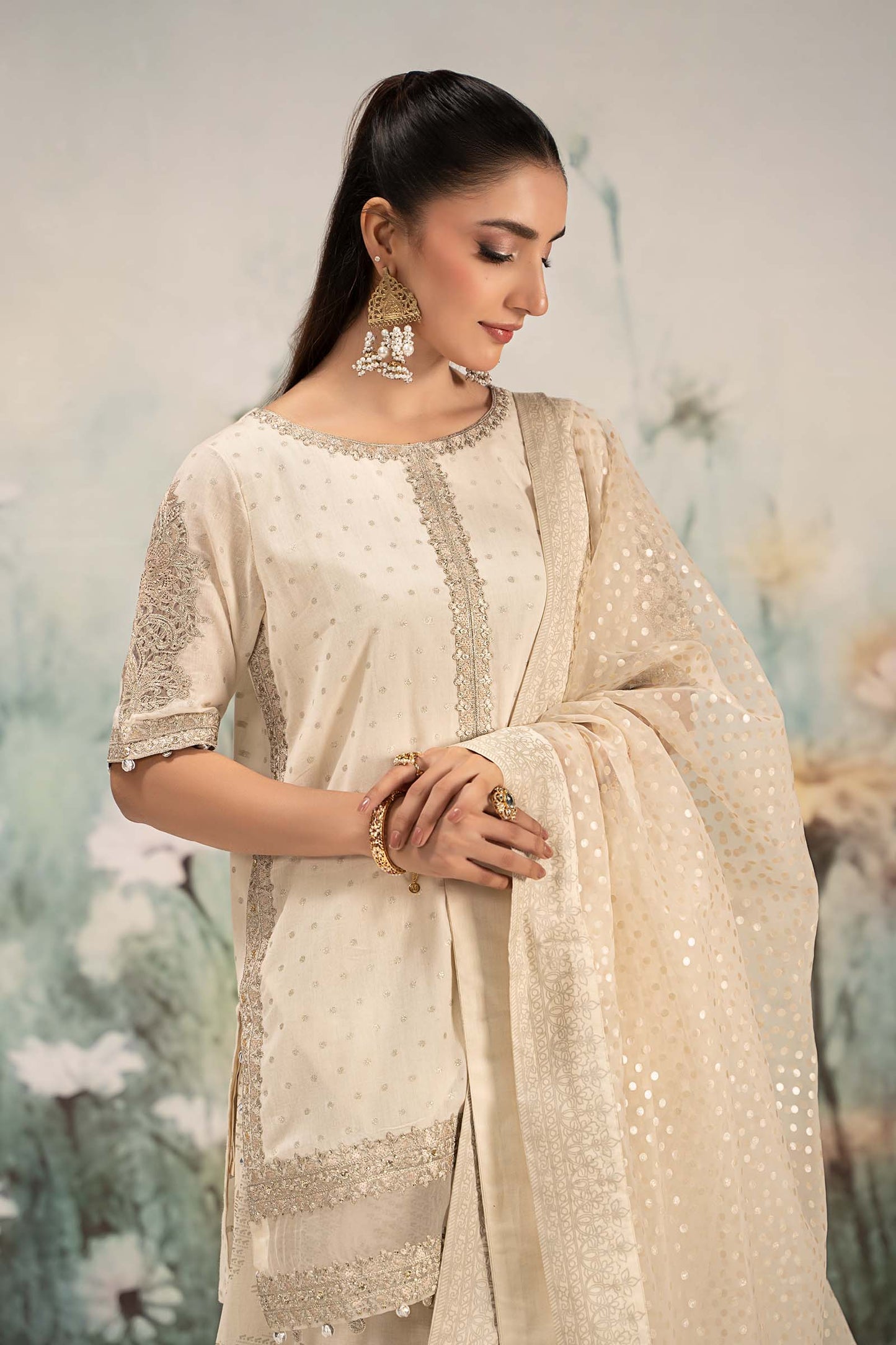 Maira B | Ready to Wear | DW-EF25-98 by Maria Faisal - Registered Vendor of : Maria B - type : Wedding Dress - 100% original wedding dresses