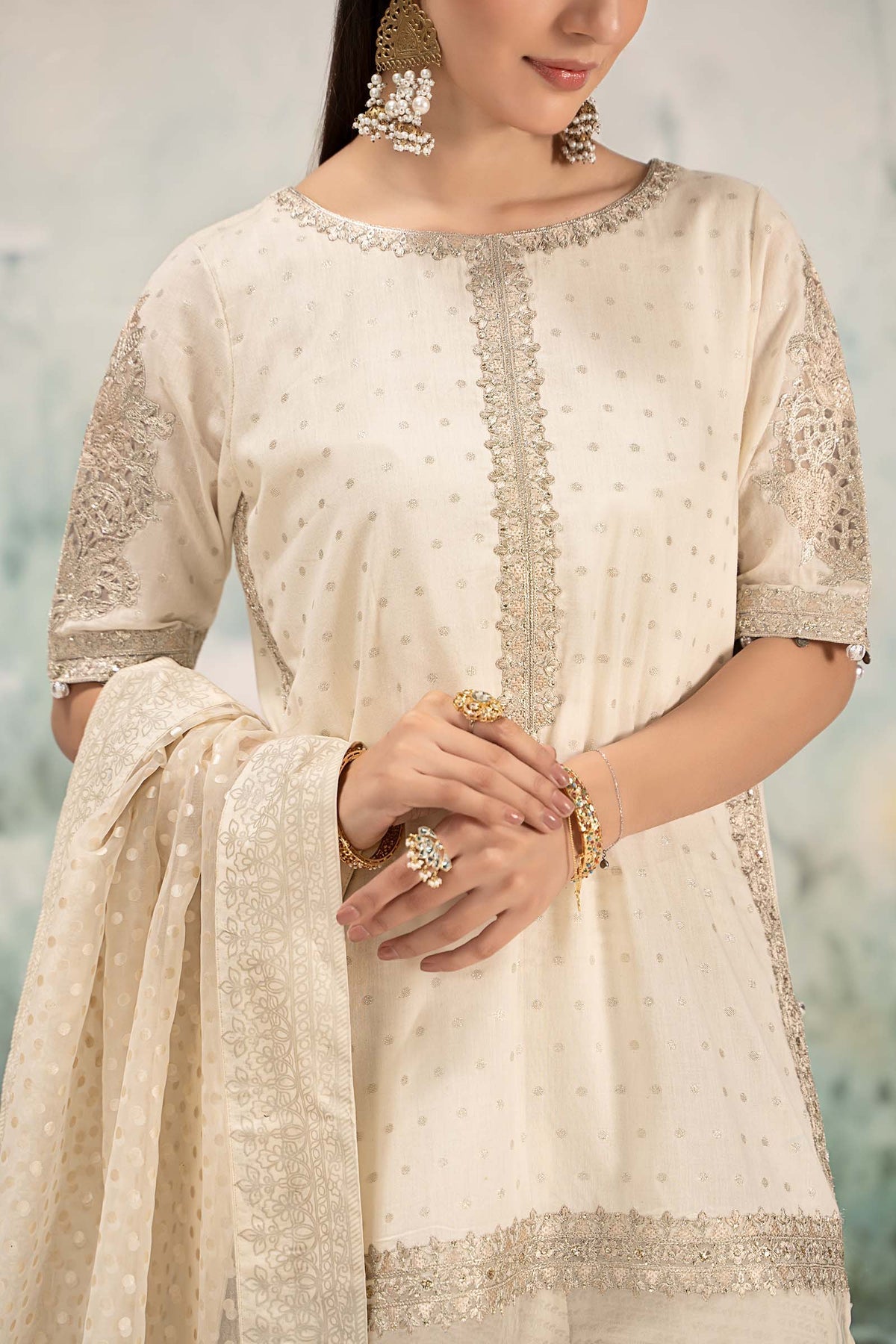 Maria B | Casual Pret 25 | DW-EF25-98 - Ladies Clothes 