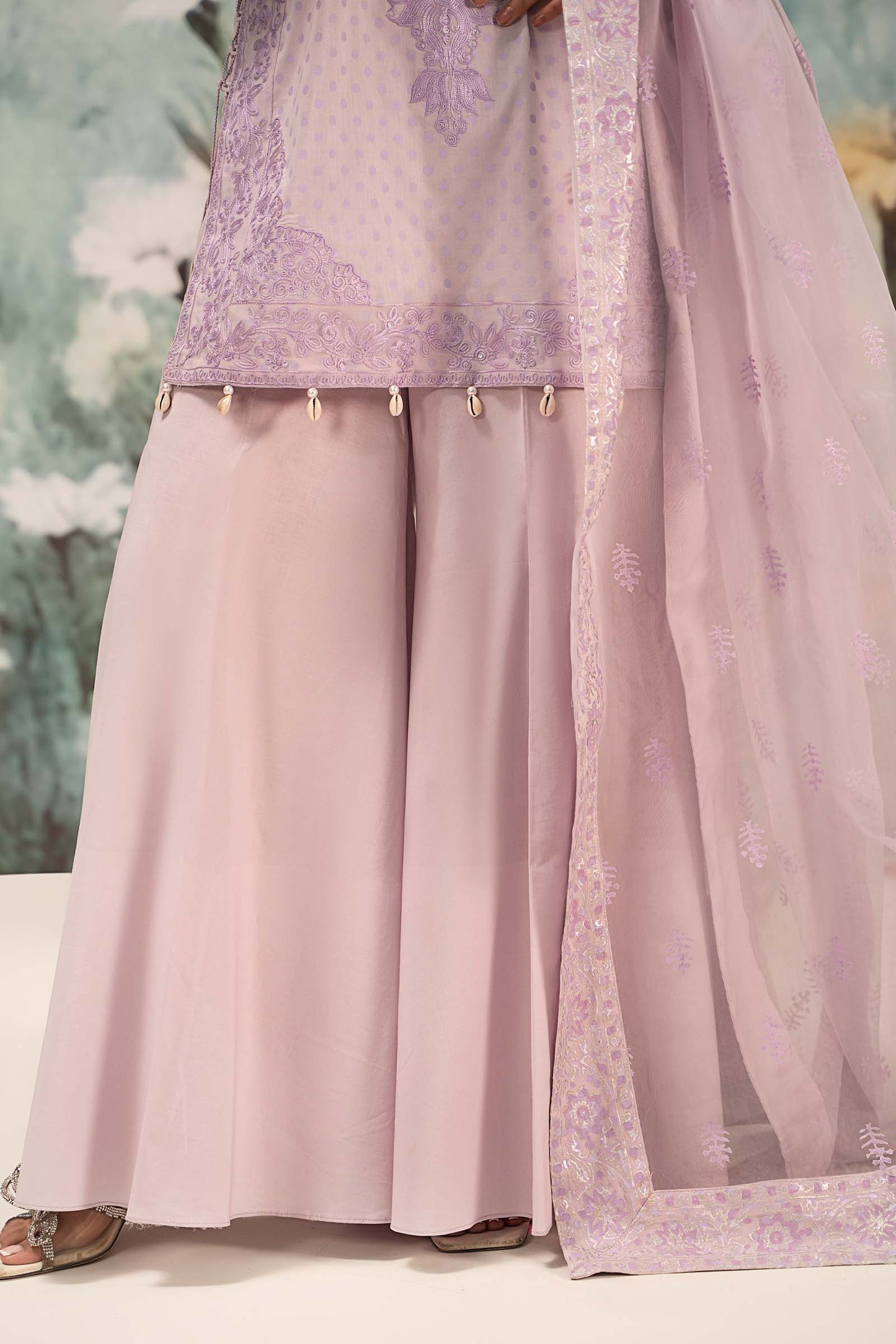Maira B | Ready to Wear | DW-EF25-99 Lilac by Maria Faisal - Registered Vendor of : Maria B - type : Wedding Dress - 100% original wedding dresses