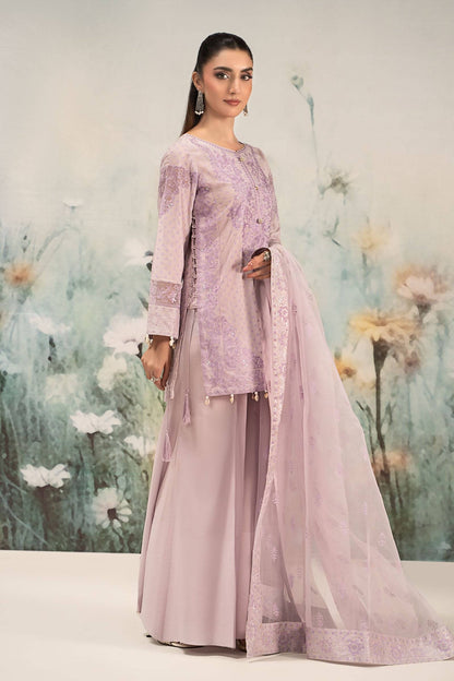 Maira B | Ready to Wear | DW-EF25-99 Lilac by Maria Faisal - Registered Vendor of : Maria B - type : Wedding Dress - 100% original wedding dresses