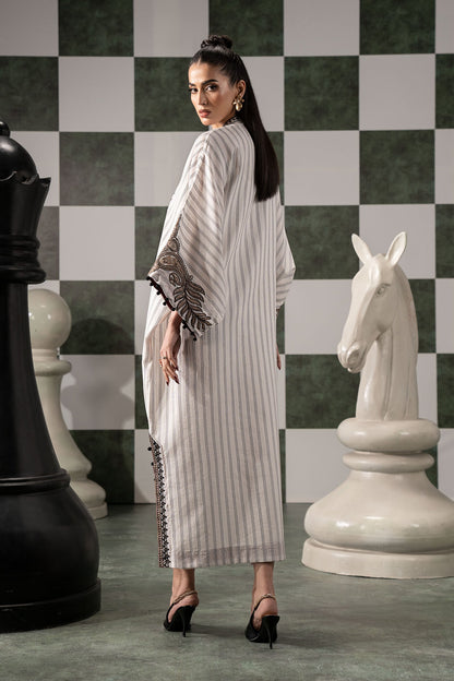 Maria B | Eid Collection 2026 | Dw-Ef26-01-Off White - Luxury Dress - available at Maria Faisal in UK and USA.