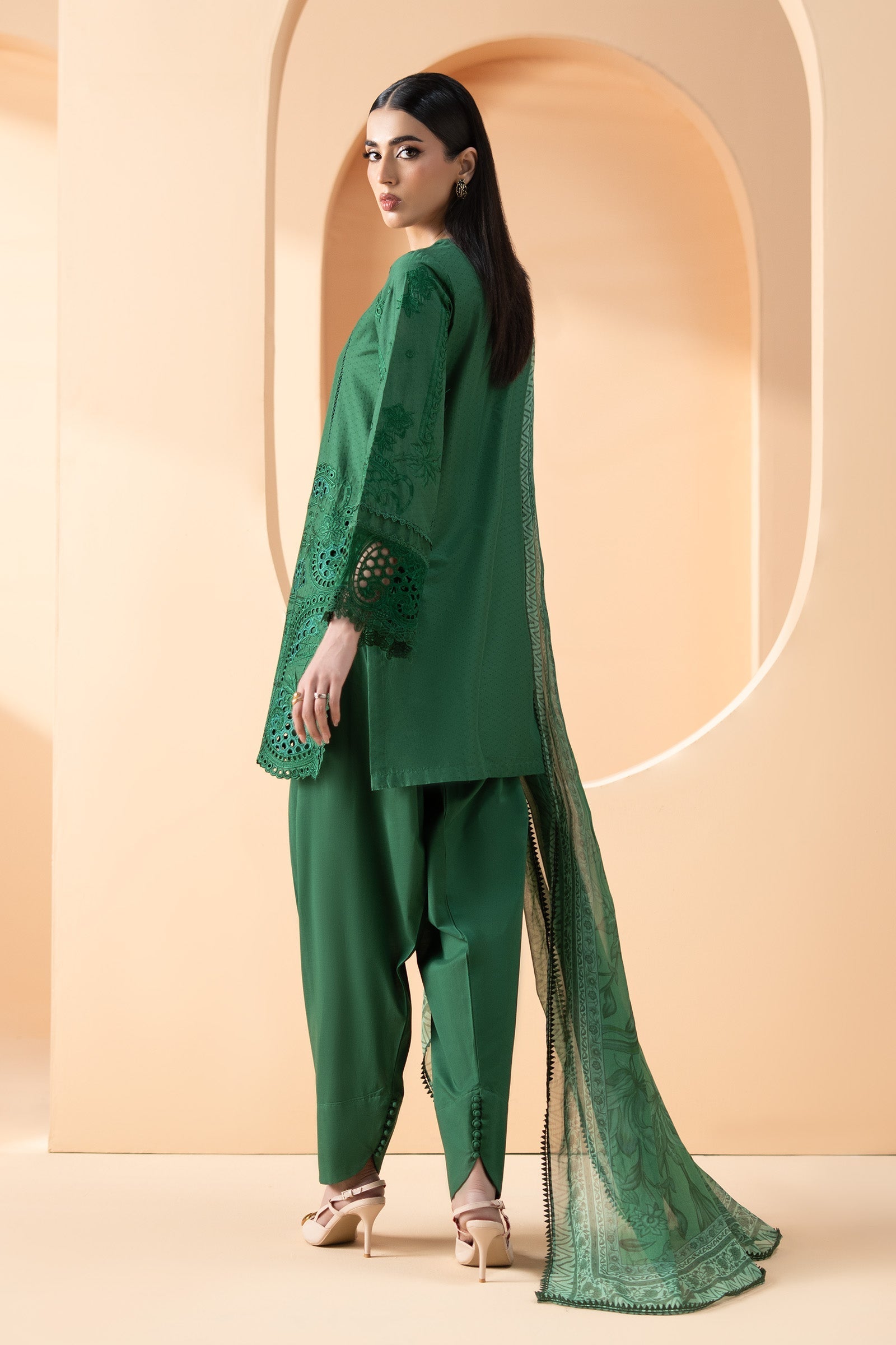 Maria B | Eid Collection Pret | DW-EF26-02 - Dress - available at Maria Faisal in UK and USA.