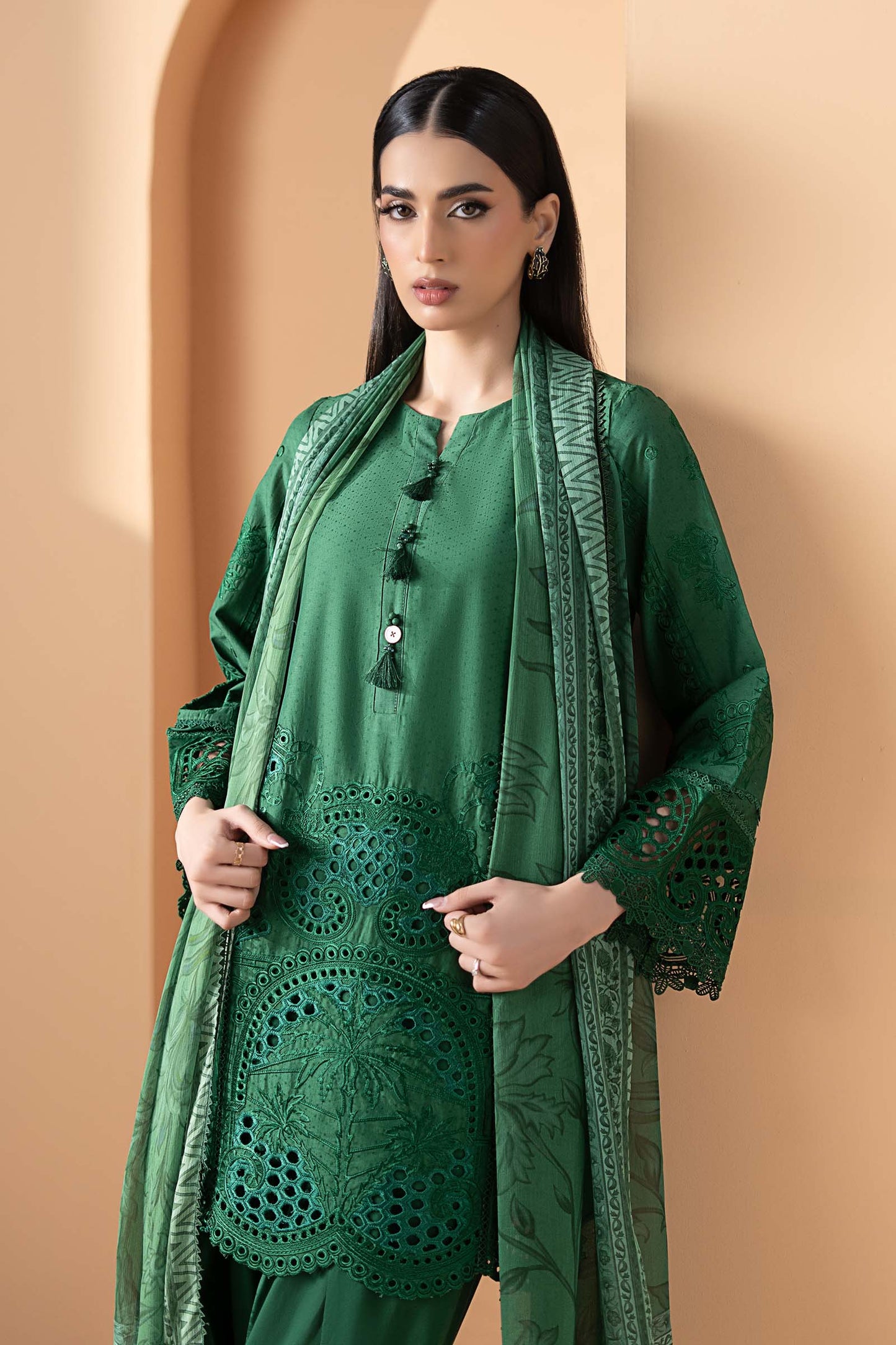 Maria B | Eid Collection Pret | DW-EF26-02 - Dress - available at Maria Faisal in UK and USA.