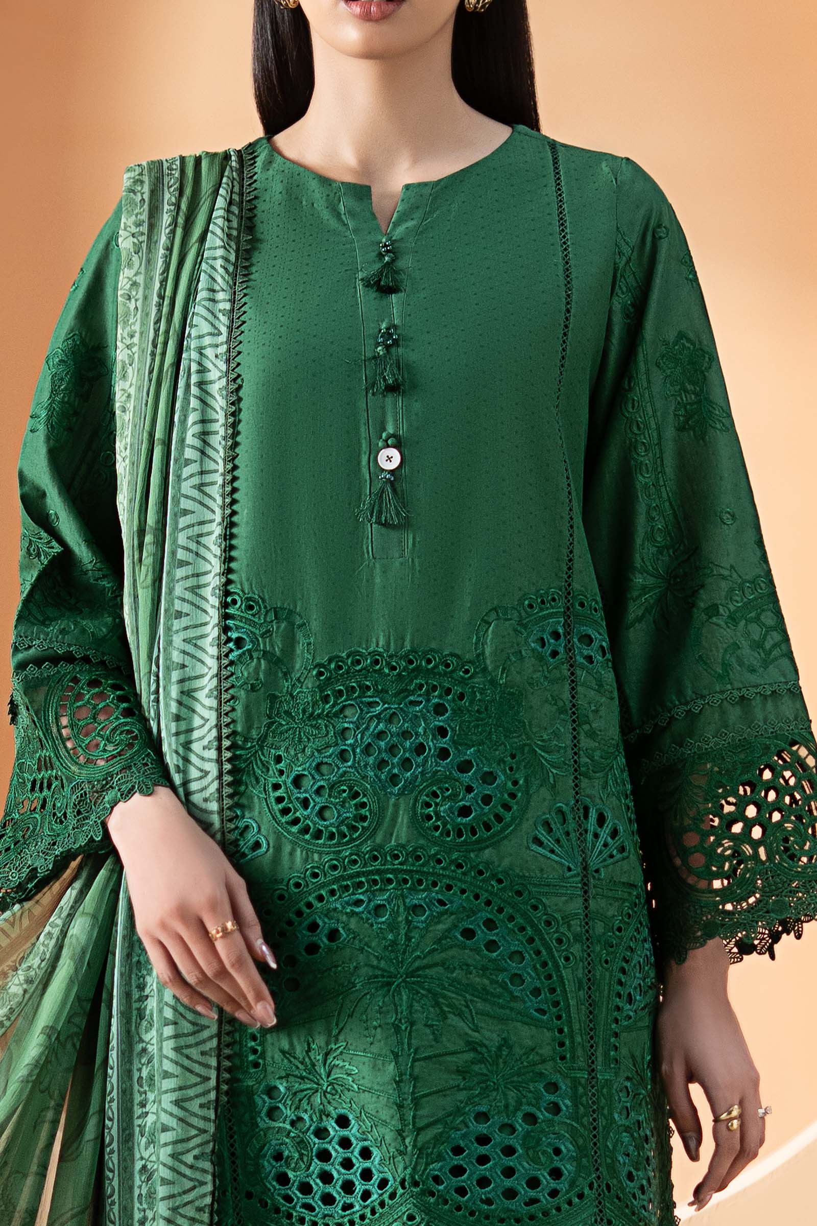 Maria B | Eid Collection Pret | DW-EF26-02 - Dress - available at Maria Faisal in UK and USA.