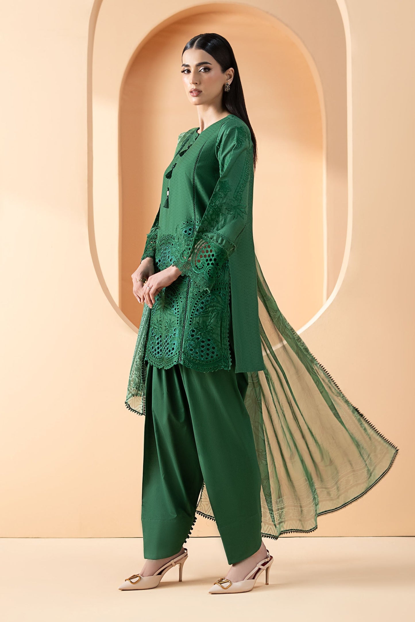 Maria B | Eid Collection Pret | DW-EF26-02 - Dress - available at Maria Faisal in UK and USA.