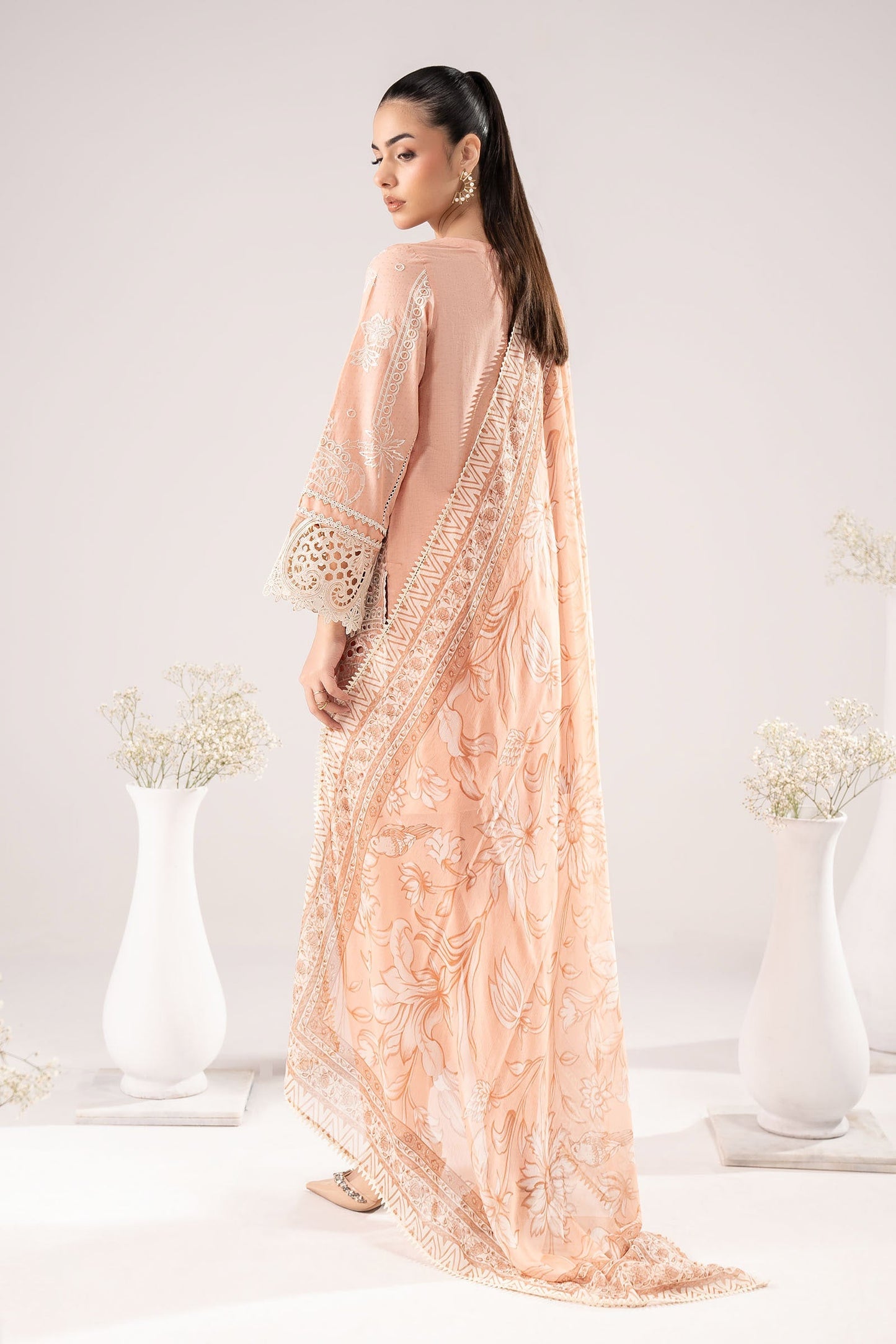 Maria B | Eid Collection Pret | DW-EF26-02 - Dress - available at Maria Faisal in UK and USA.